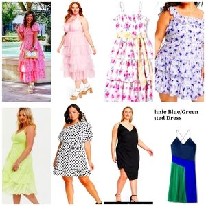 Plus Size Reseller Lot of 9 Dresses All New!